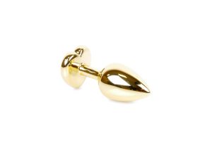 Plug-Jewellery Gold  Heart PLUG- Black - image 2