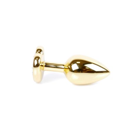 Plug-Jewellery Gold  Heart PLUG- Black - 3