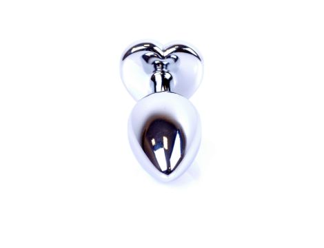 Plug-Jewellery Silver  Heart PLUG- Red - 3