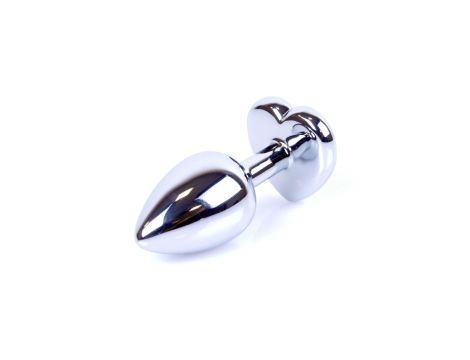 Plug-Jewellery Silver  Heart PLUG- Dark Blue - 2