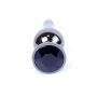 Plug-Jewellery Dark Silver BUTT PLUG- Black - 2