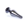 Plug-Jewellery Dark Silver BUTT PLUG- Black - 3