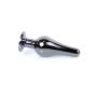 Plug-Jewellery Dark Silver BUTT PLUG- Black - 4