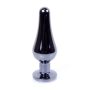 Plug-Jewellery Dark Silver BUTT PLUG- Black - 6