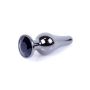 Plug-Jewellery Dark Silver BUTT PLUG- Black - 8