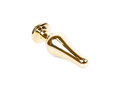 Plug-Jewellery Gold BUTT PLUG- Black - 2