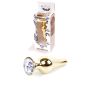 Plug-Jewellery Gold BUTT PLUG- Clear - 10