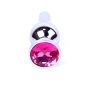 Plug-Jewellery Silver BUTT PLUG- Pink - 2