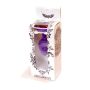 Plug-Jewellery Purple Silicon PLUG Small- Red Diamond - 10