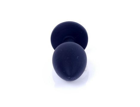 Plug-Jewellery Black Silicon PLUG Small- Pink Diamond - 3