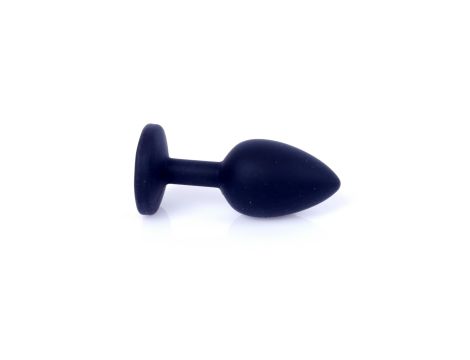 Plug-Jewellery Black Silicon PLUG Small- Pink Diamond - 4