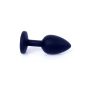 Plug-Jewellery Black Silicon PLUG Small- Pink Diamond - 5