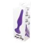 Plug-Silicone Plug Purple - Medium - 6