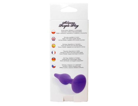 Plug-Silicone Plug Purple - Large - 7