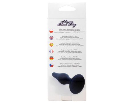 Plug-Silicone Plug Black - Small - 7