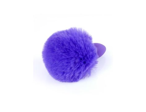 Plug-Jewellery Silicon PLUG - Bunny Tail - Purple - 2