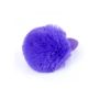 Plug-Jewellery Silicon PLUG - Bunny Tail - Purple - 3