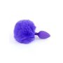 Plug-Jewellery Silicon PLUG - Bunny Tail - Purple - 4