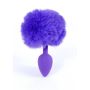 Plug-Jewellery Silicon PLUG - Bunny Tail - Purple - 5