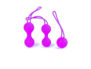 Kulki-Silicone Kegal Balls Set - Purple