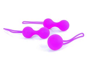 Kulki-Silicone Kegal Balls Set - Purple - image 2