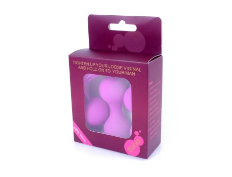 Kulki-Silicone Kegal Balls Set - Purple - 4