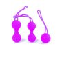 Kulki-Silicone Kegal Balls Set - Purple - 2