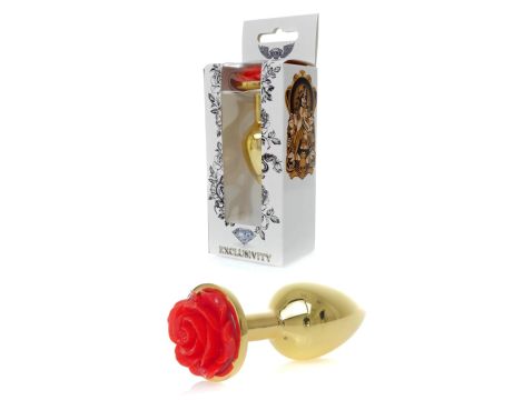 Plug-Jewellery Gold PLUG ROSE- Red - 8