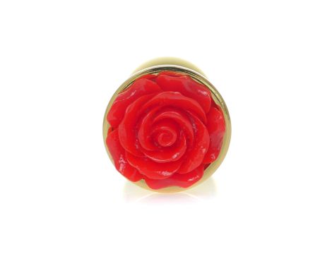 Plug-Jewellery Gold PLUG ROSE- Red