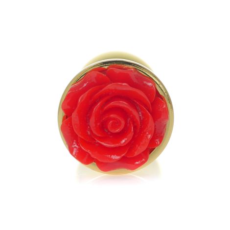 Plug-Jewellery Gold PLUG ROSE- Red