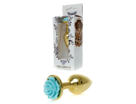 Plug-Jewellery Gold PLUG ROSE- Light Blue - 8