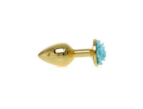 Plug-Jewellery Gold PLUG ROSE- Light Blue - 3