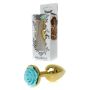 Plug-Jewellery Gold PLUG ROSE- Light Blue - 9