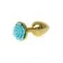 Plug-Jewellery Gold PLUG ROSE- Light Blue - 3