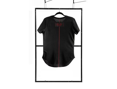 T-shirt men black S fashion - 2