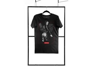 T-shirt men black S regular