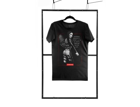 T-shirt men black S regular