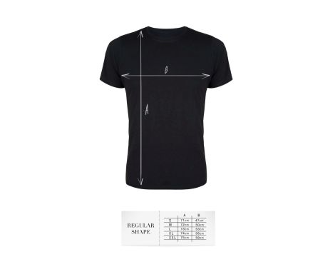 T-shirt men black S regular - 4