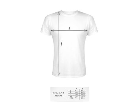 T-shirt men white S regular - 4