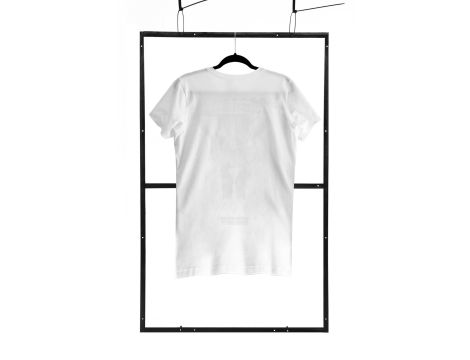 T-shirt men white L regular - 2