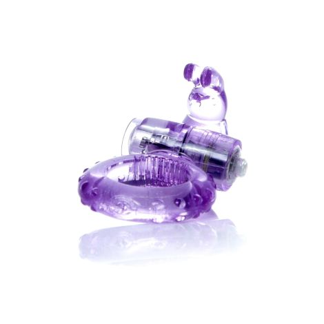 Pierścień-Rabbit Vibro CockRing Purple - 3