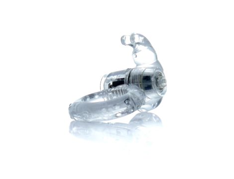 Pierścień-Rabbit Vibro CockRing Clear - 3