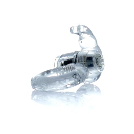 Pierścień-Rabbit Vibro CockRing Clear - 3