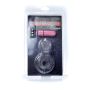 Pierścień-Tongue Vibro CockRing Clear - 10