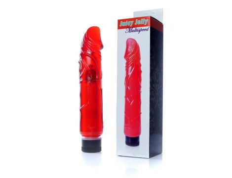 Wibrator-Juicy Jelly - Multispeed Red - 5