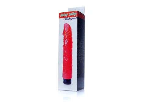 Wibrator-Juicy Jelly - Multispeed Red - 6