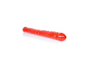 Dildo-Flexible Double Dong - Red - image 2