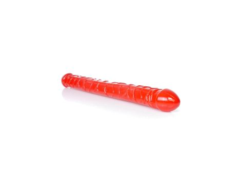 Dildo-Flexible Double Dong - Red - 2