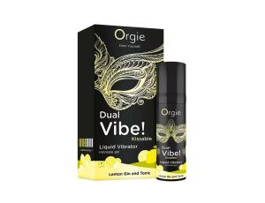 Dual Vibe! Kissable Liquid Vibrating Lemon Gin And Tonic