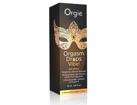 ORGIE Orgasm Drops Vibe Peach Flavor 15 ml